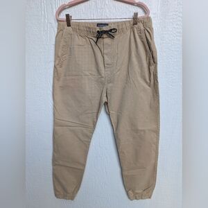 American Eagle Khaki Extreme Flex Joggers Chino Stretch Men's Size Medium